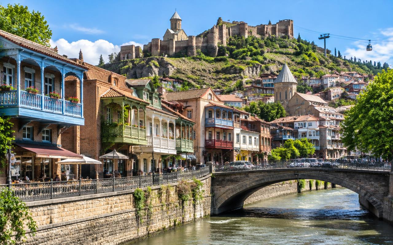 Old Tbilisi and Narikala fortress